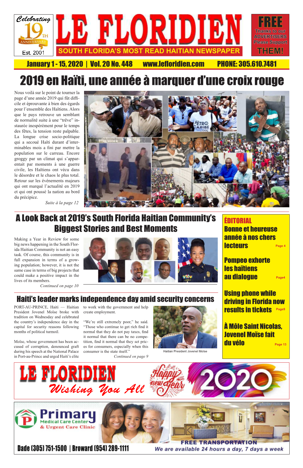 2019 En Haïti, Une Année À Marquer D'une Croix Rouge