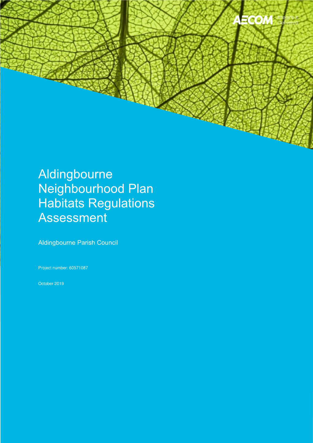 Ldingbourne Neighbourhood Plan Habitats Regulations Ssessment