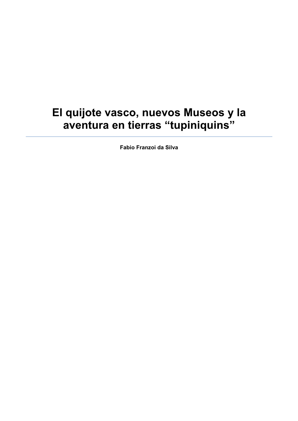 El Vacío Y La Arquitectura De Sert