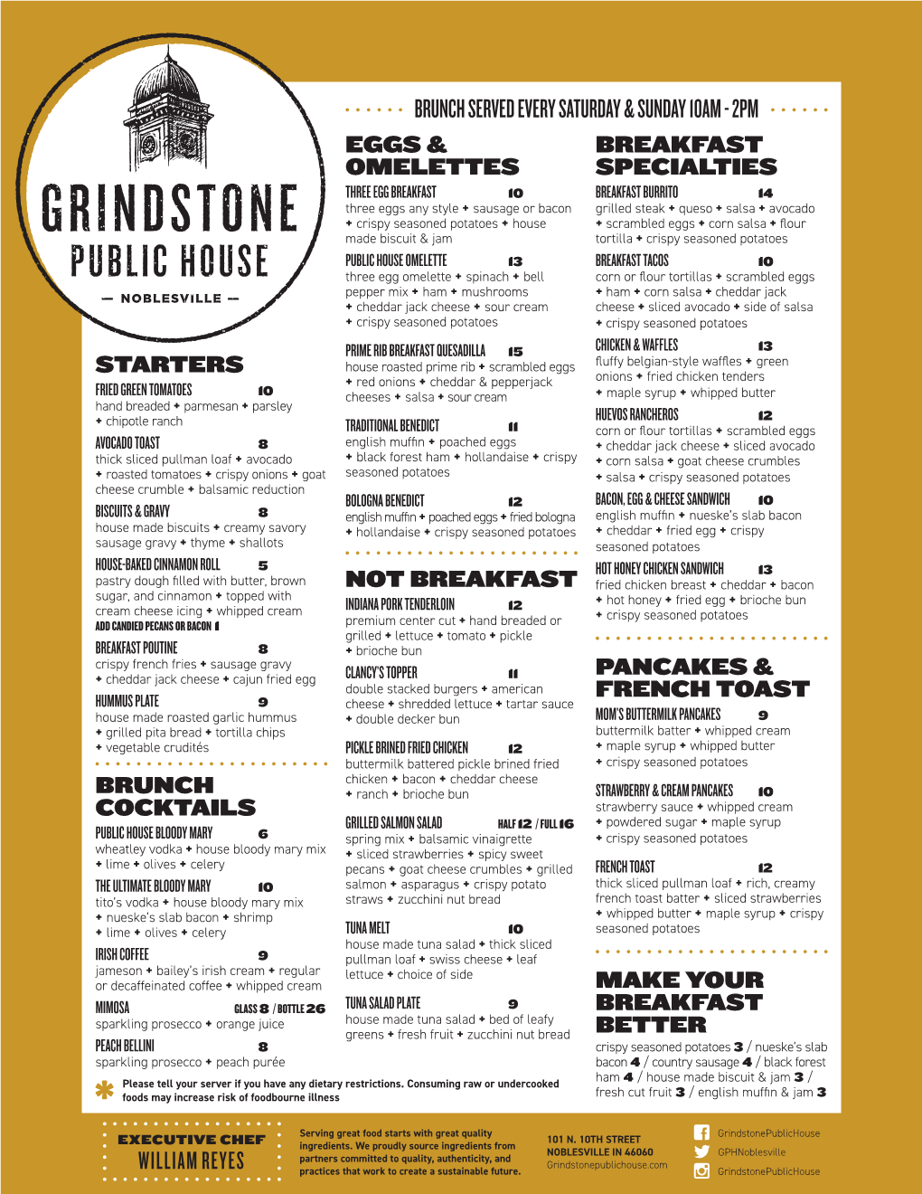 GP 20192 Brunch Menu Update 2.Indd