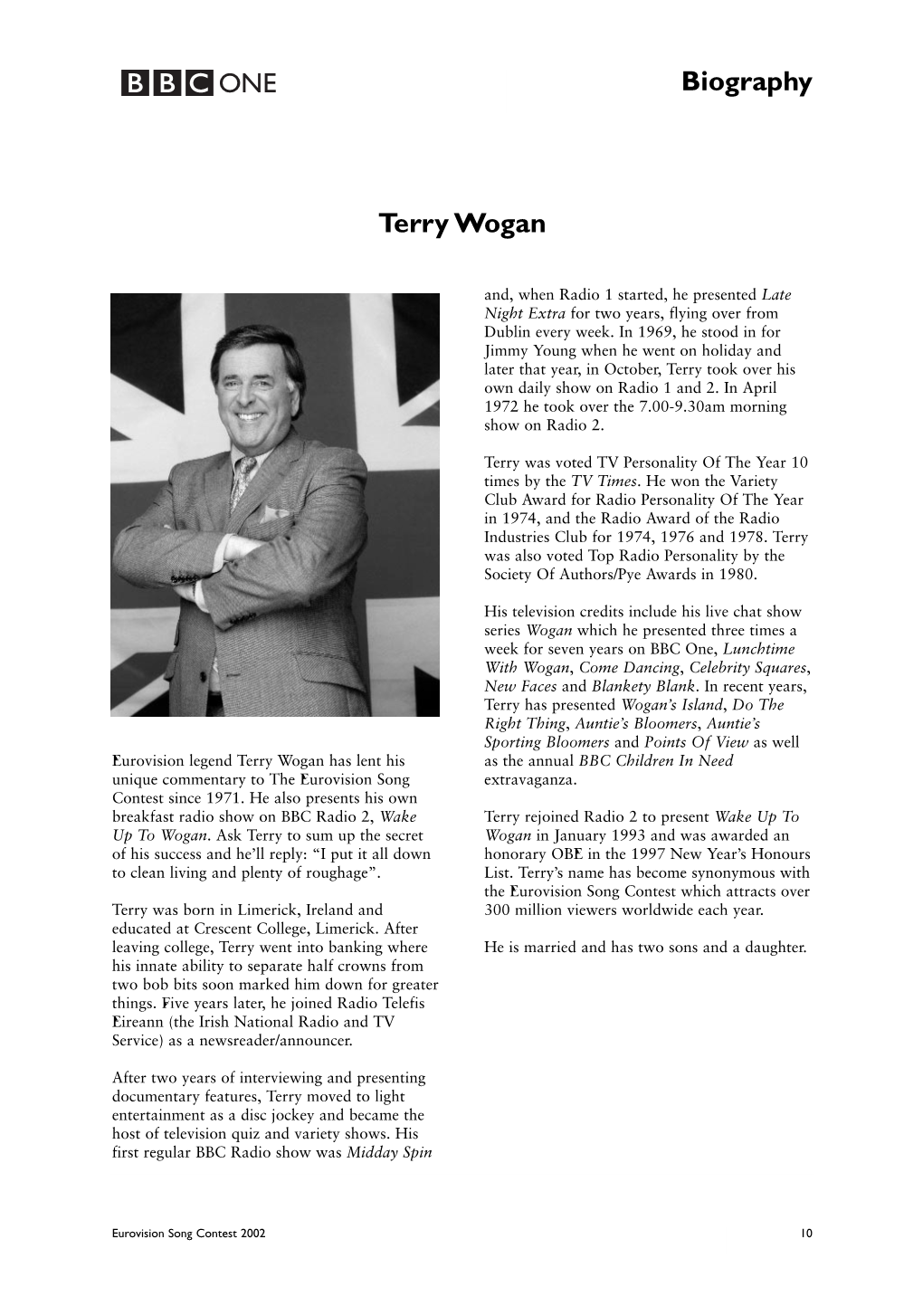 Biography Terry Wogan