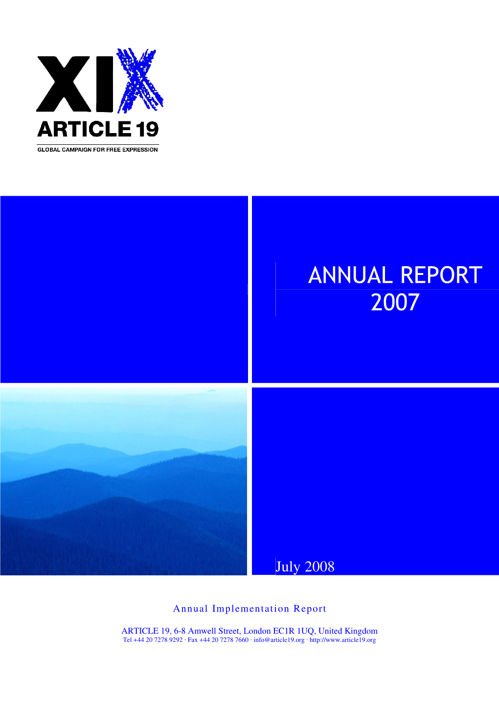 Annual Report 2007