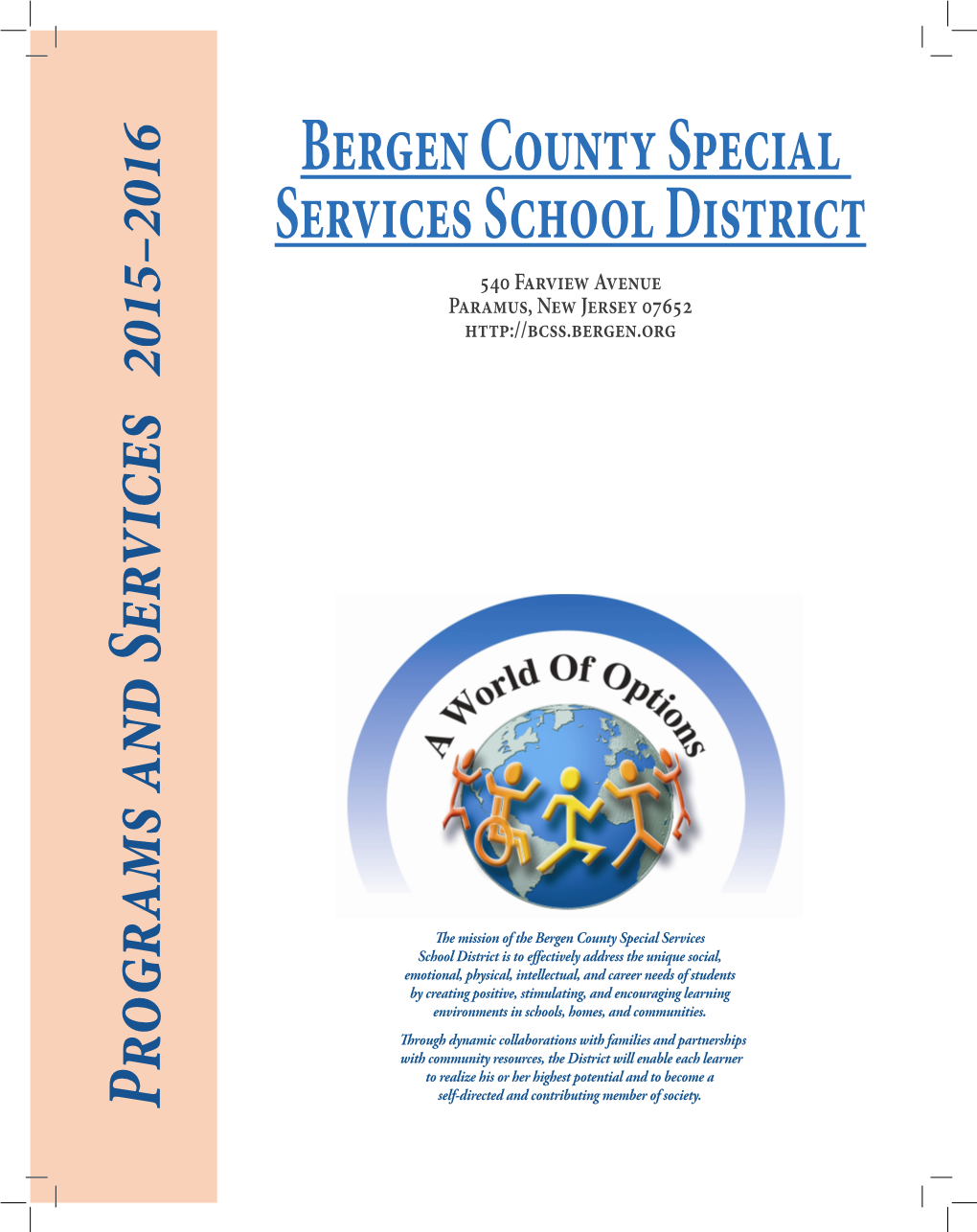 Programs and Services Bergen County Special Services School District