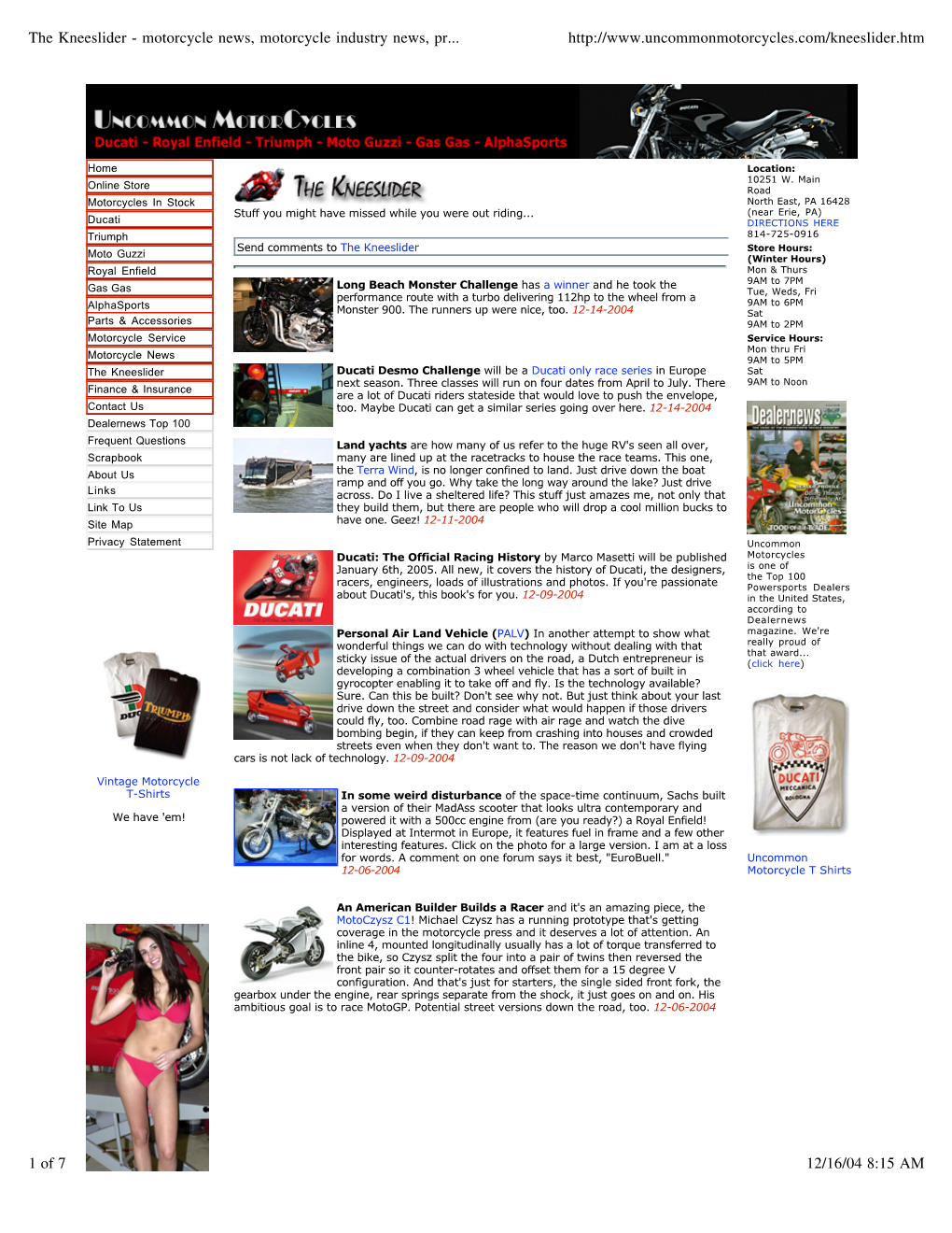 The Kneeslider - Motorcycle News, Motorcycle Industry News, Pr