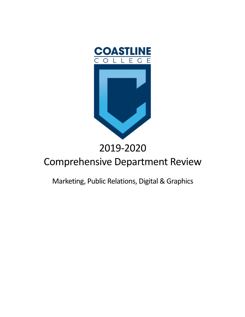 2019-2020 Comprehensive Department Review