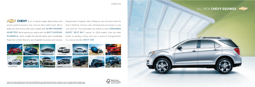 2010 Chevrolet Equinox Brochure