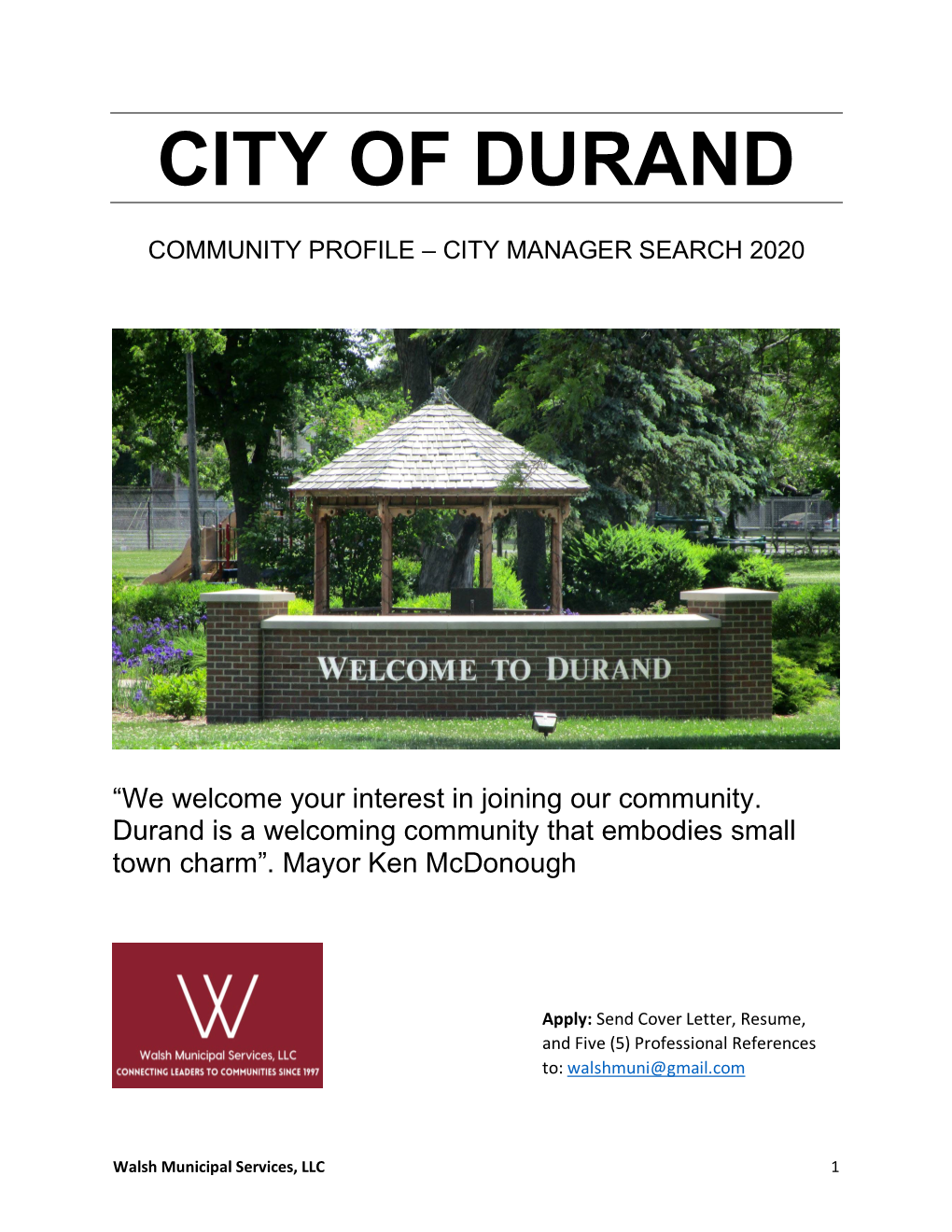 City of Durand