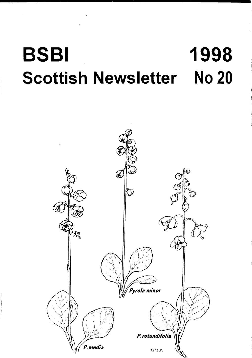 BSBI 1998 ; | I Scottish Newsletter No 20 :L I