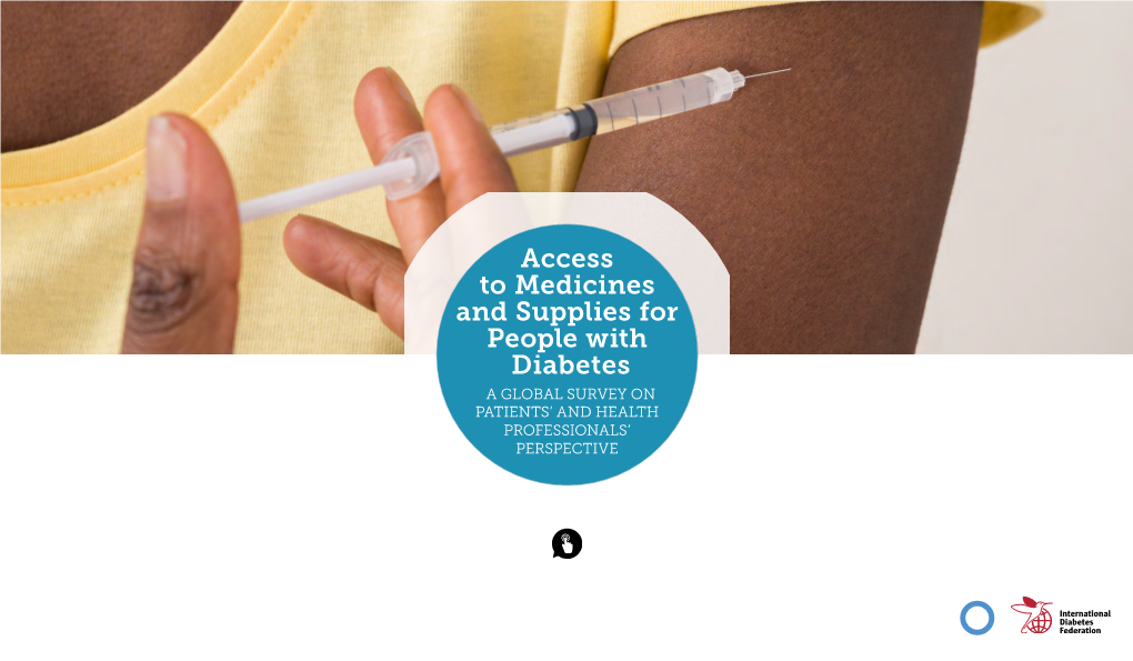 Access to Medicines and Supplies for People with Diabetes