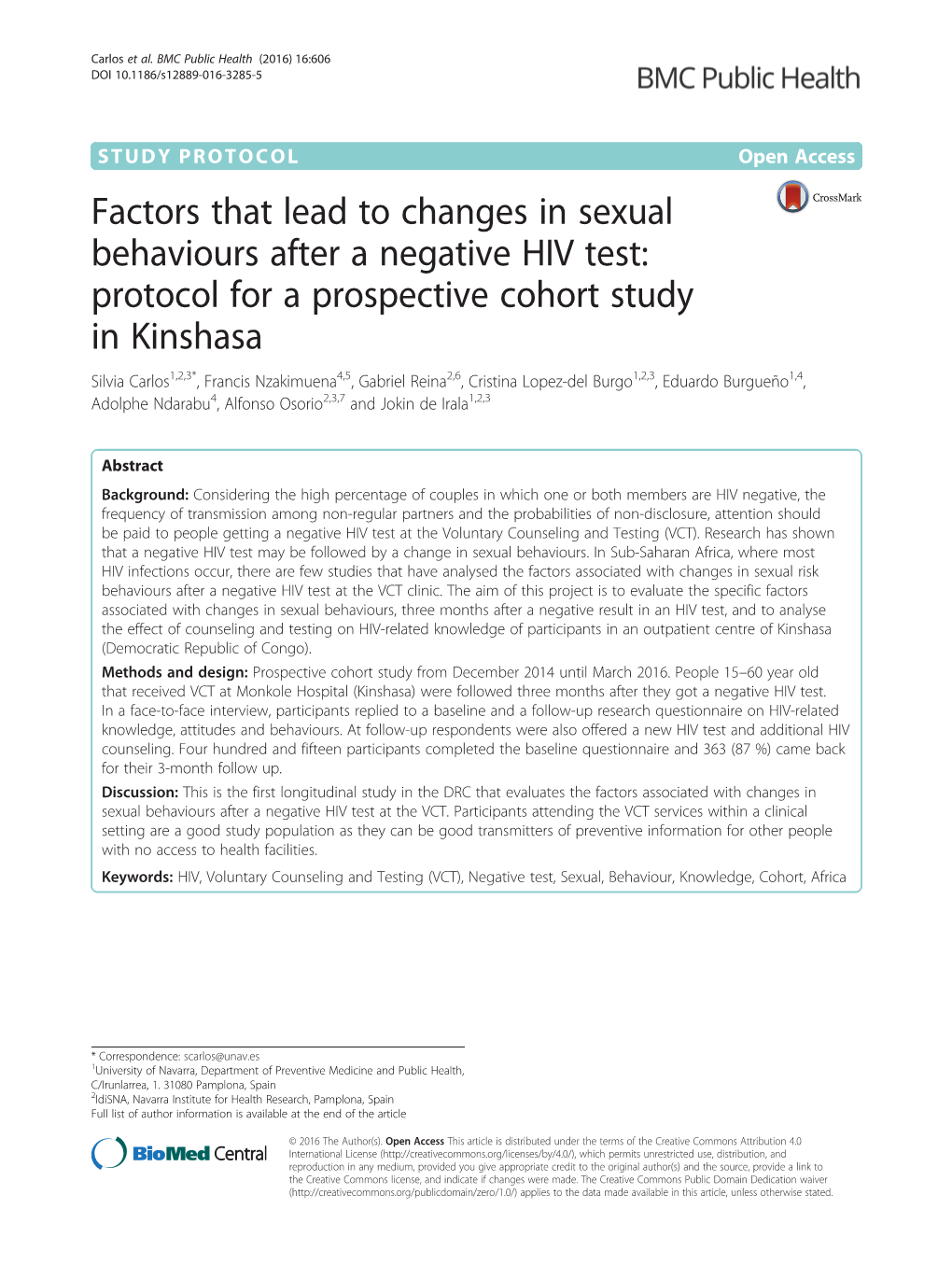 Factors That Lead to Changes in Sexual Behaviours