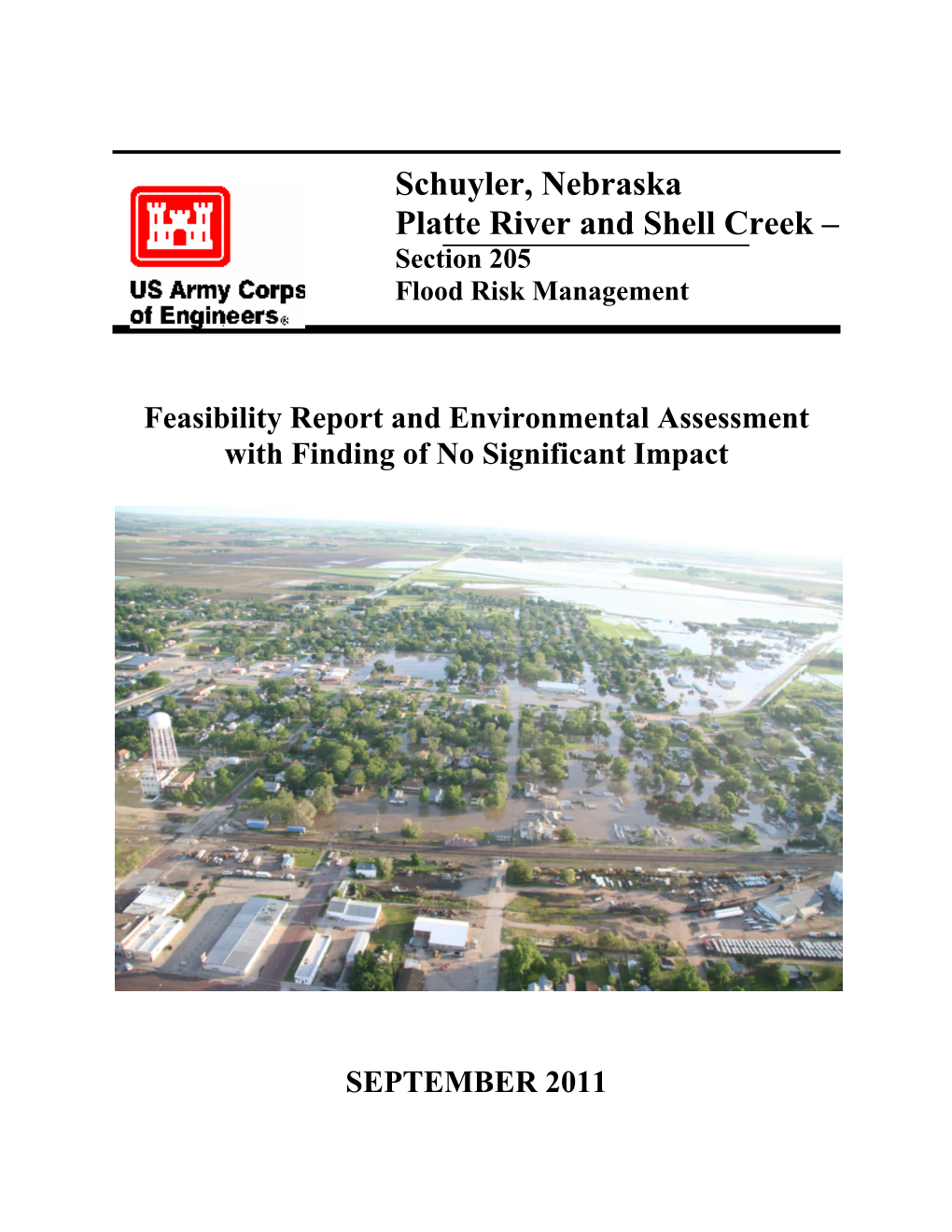 Schuyler, Nebraska Platte River and Shell Creek –