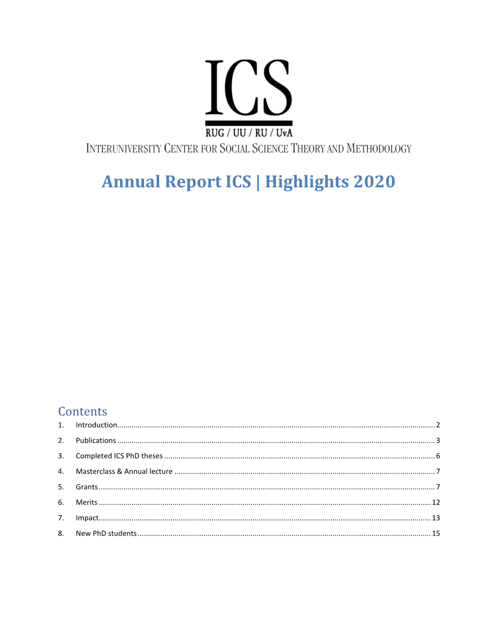 ICS Highlights 2020 | 2