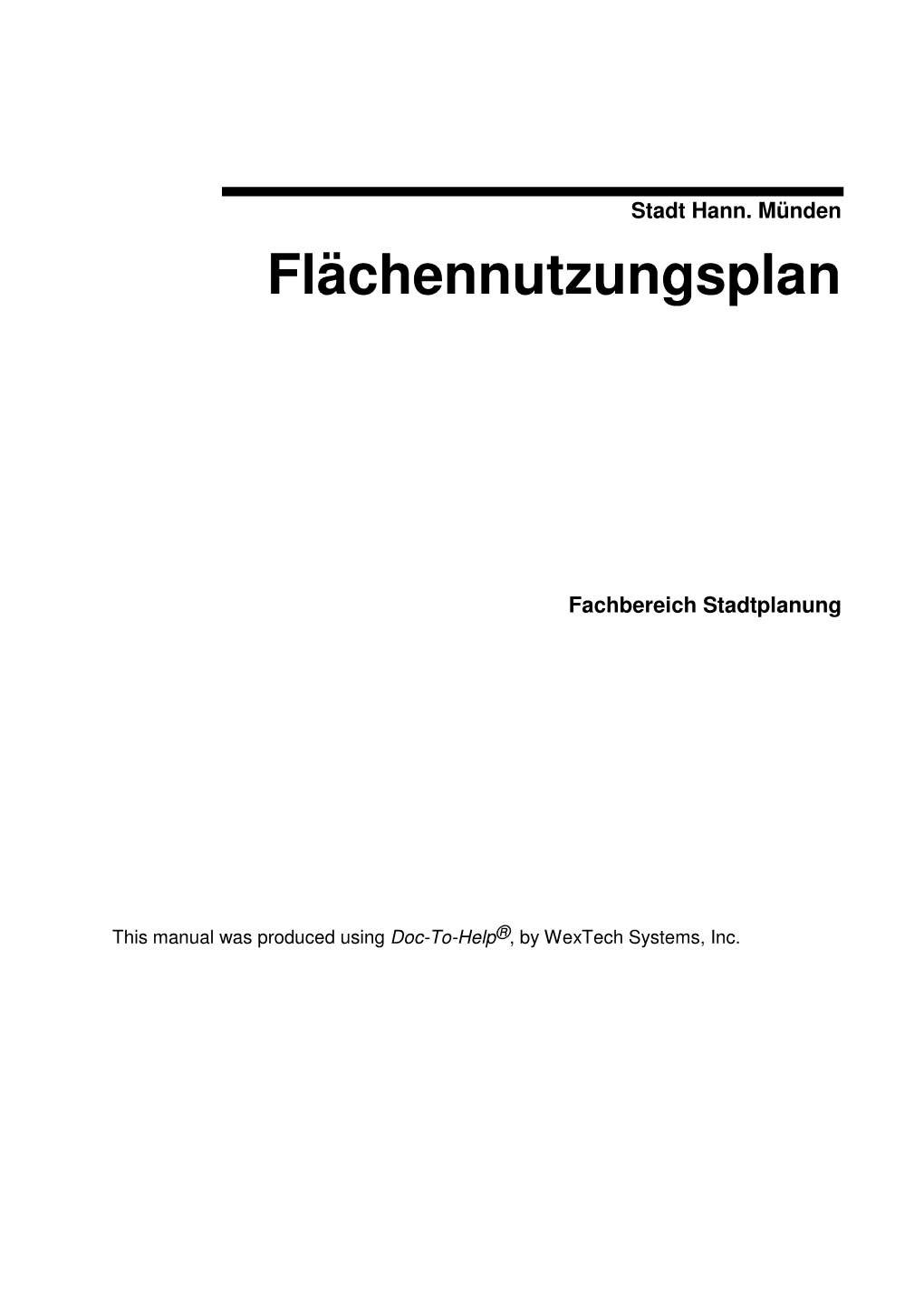 Flächennutzungsplan