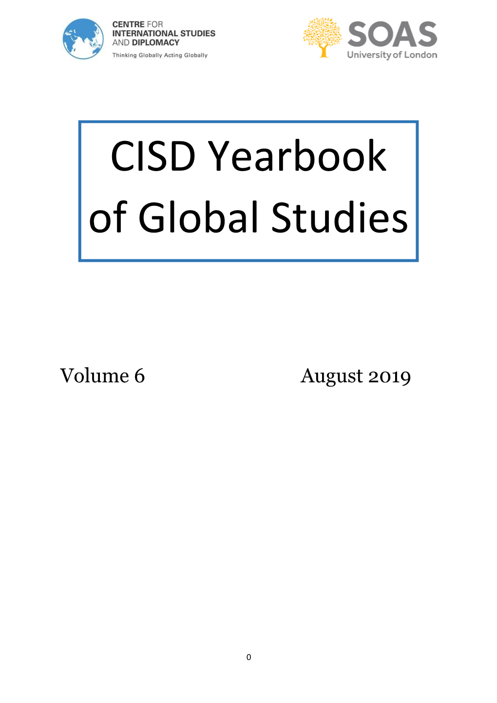 CISD Yearbook of Global Studies