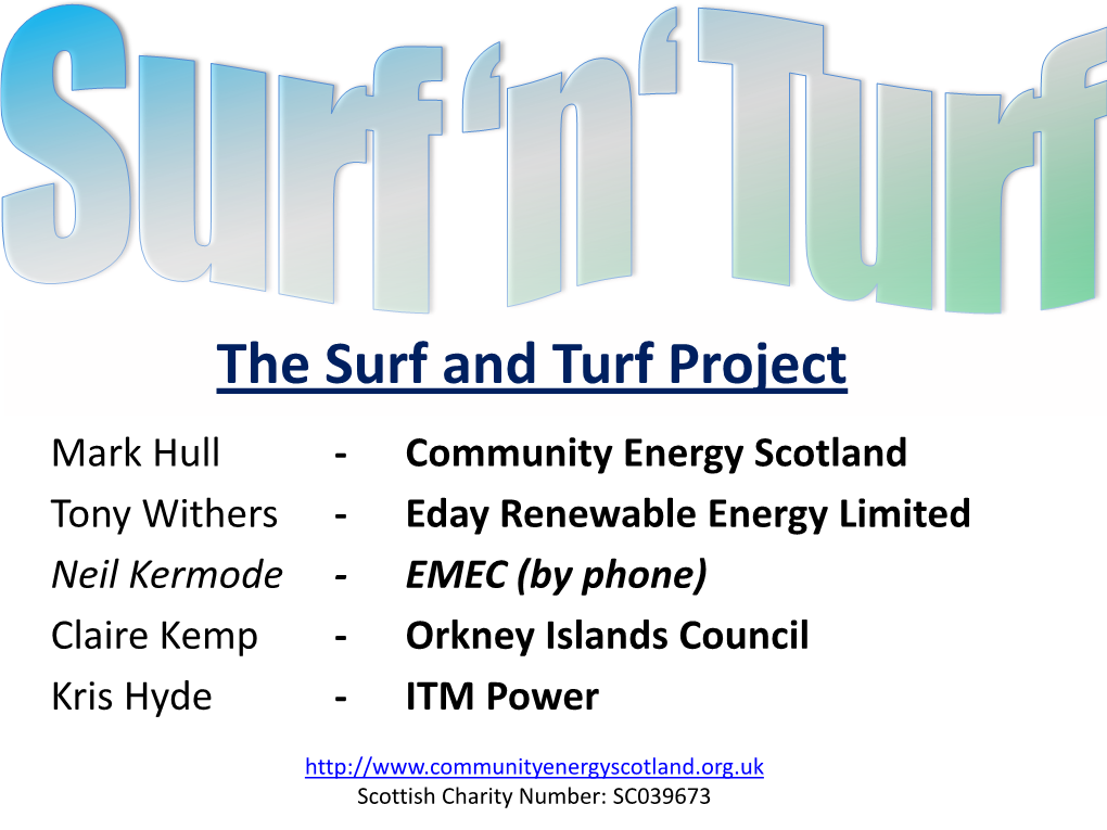 The Surf and Turf Project