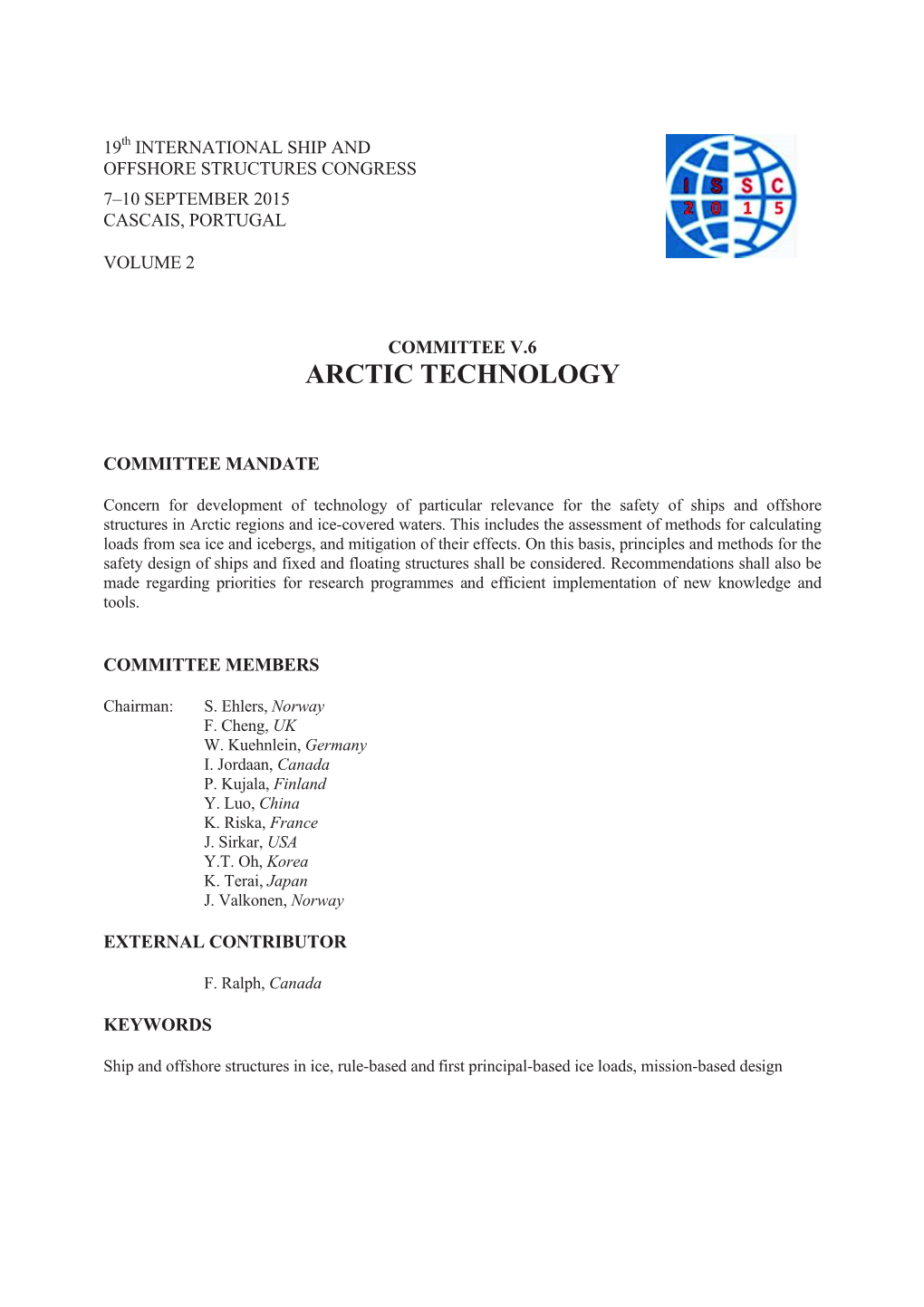 ISSC2015 V-6 Report.Pdf