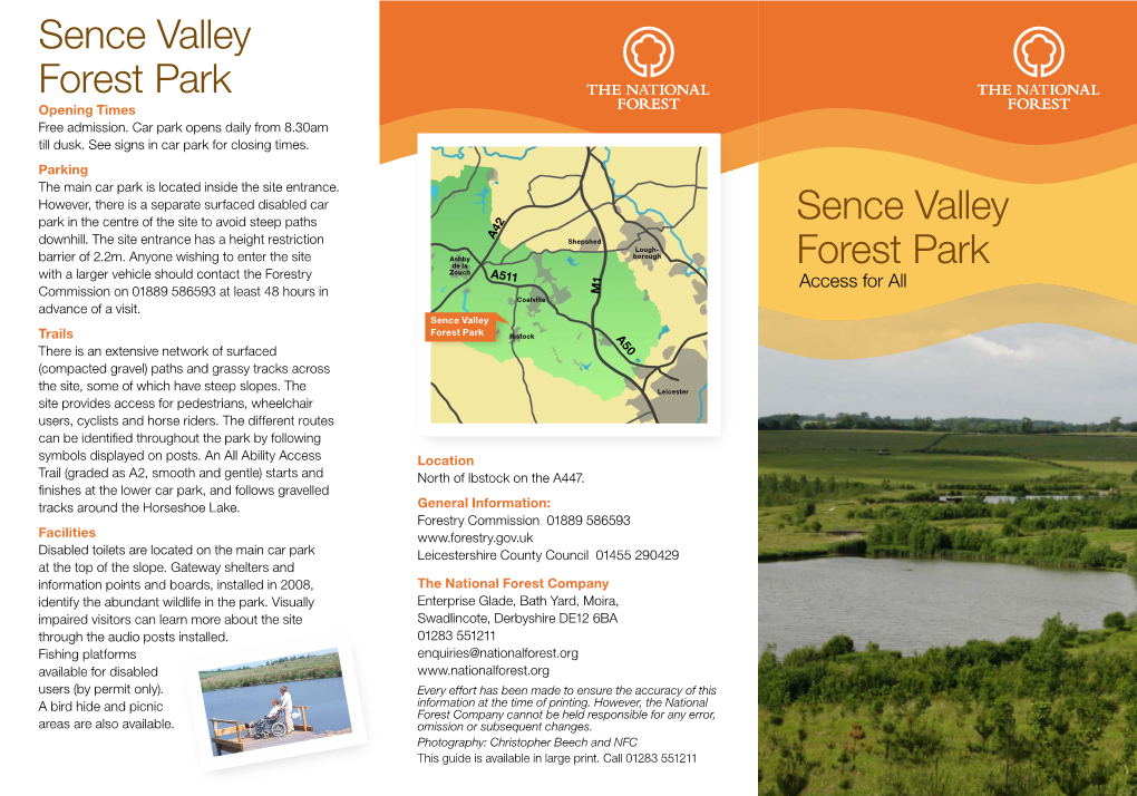 Sence Valley Forest Park Opening Times Free Admission