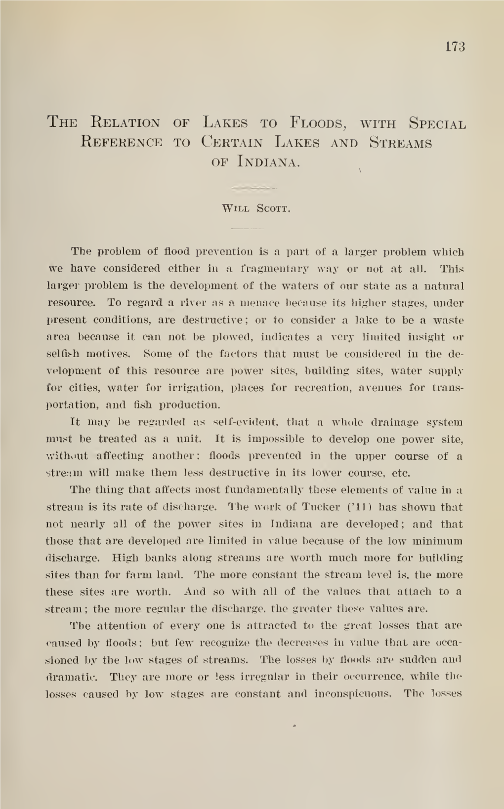 Proceedings of the Indiana Academy of Science