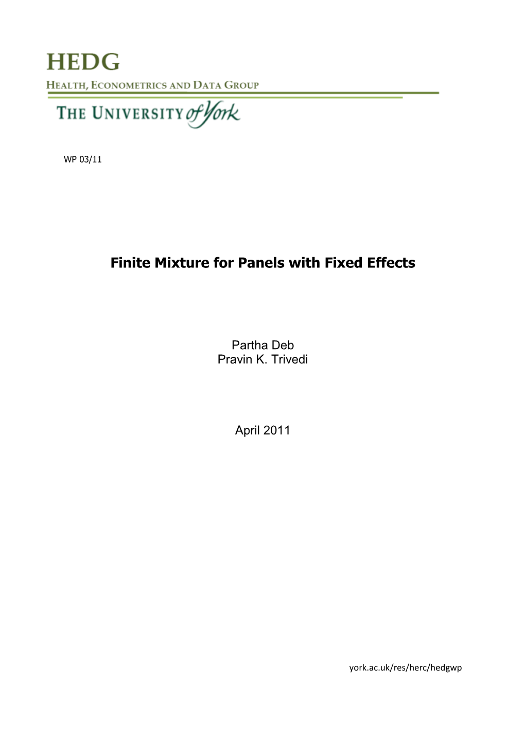 Finite Mixture for Panels with Fixed Effects