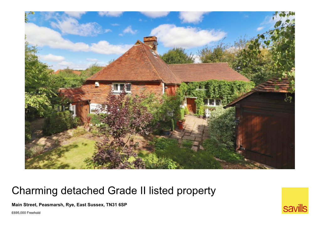 Charming Detached Grade II Listed Property