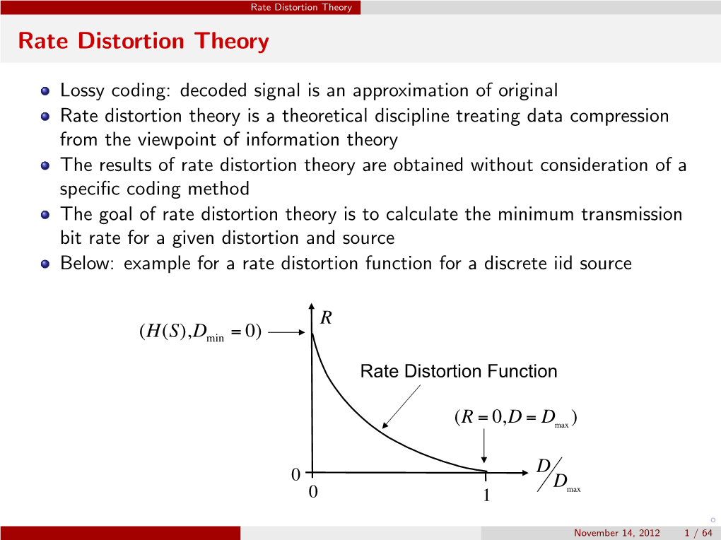 04 Rate Distortion Theory-WS12