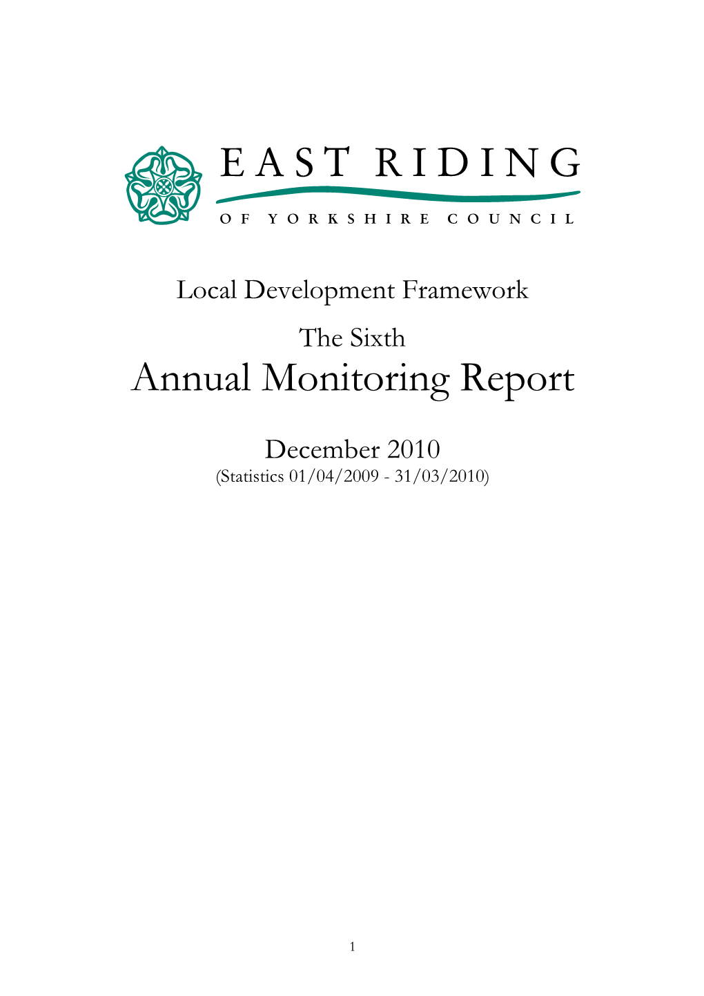 Annual Monitoring Report