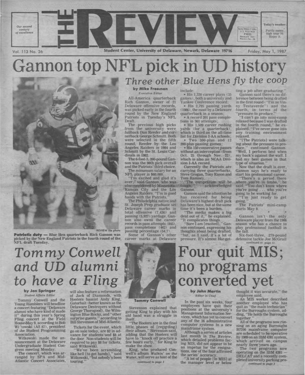 Gannon Top NFL Pick in UD History