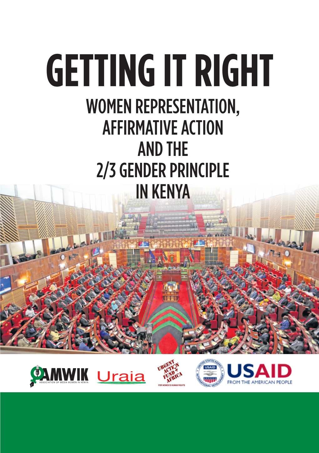 Getting It Right – Women Representation Affirmative Action and The