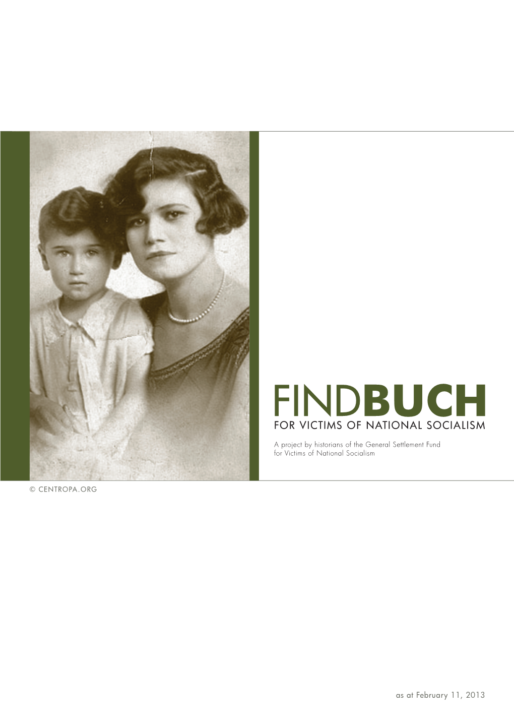 Findbuch for Victims of National Socialism