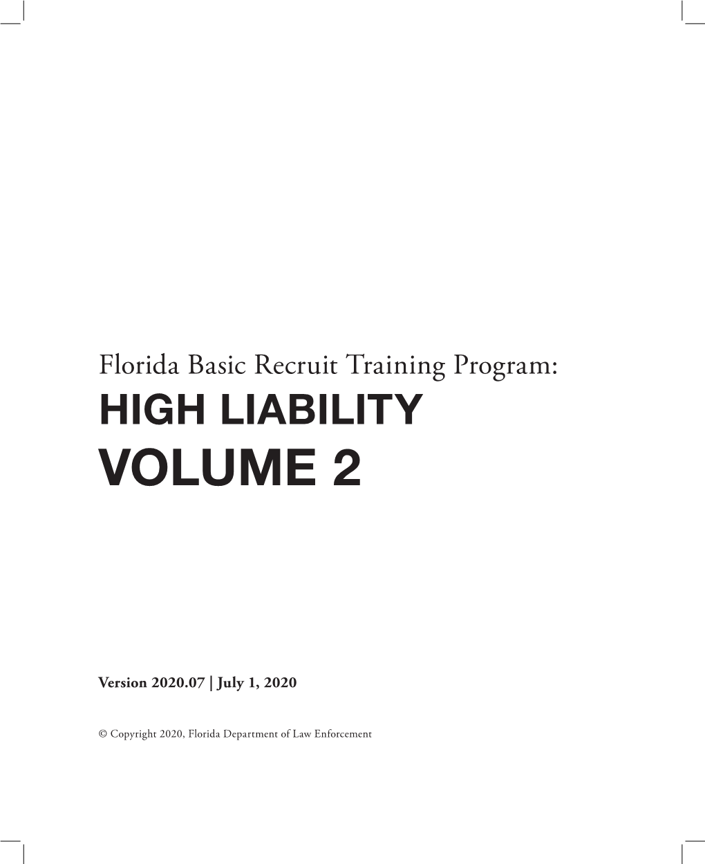 High Liability Volume 2