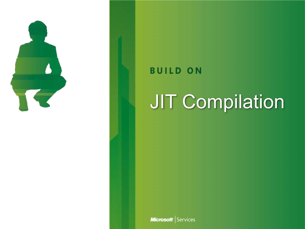 JIT Compilation Module Overview