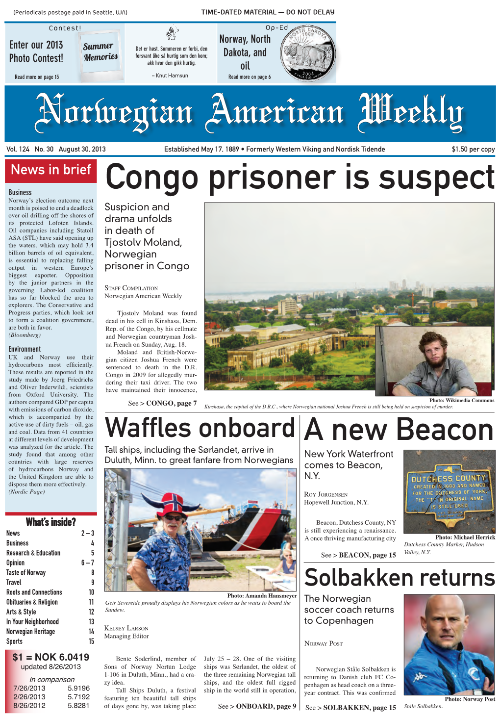 Congo Prisoner Is Suspect