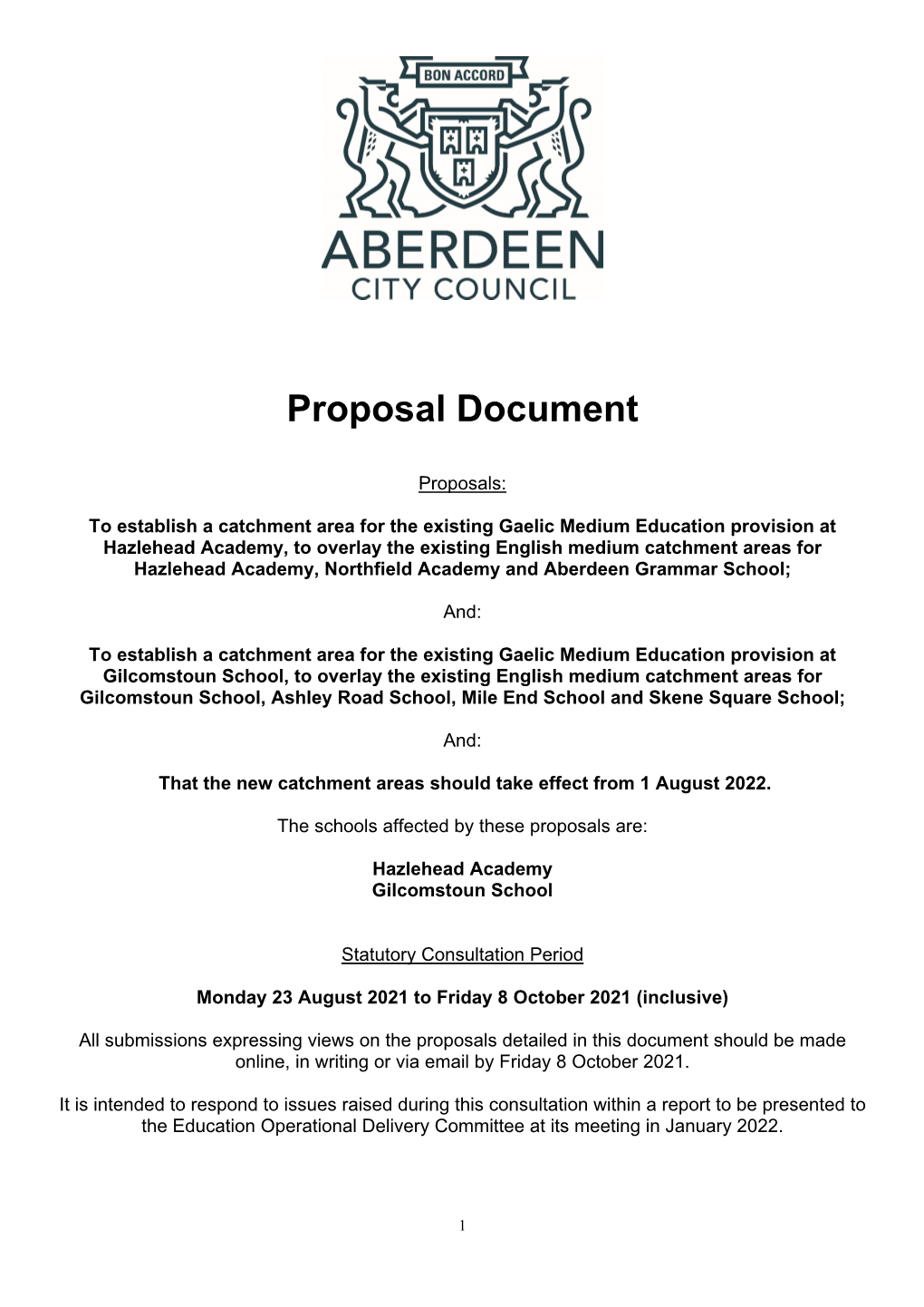 Proposal Document