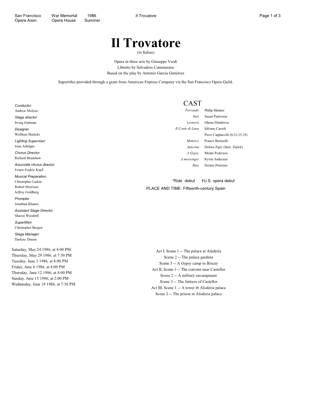 Il Trovatore Page 1 of 3 Opera Assn