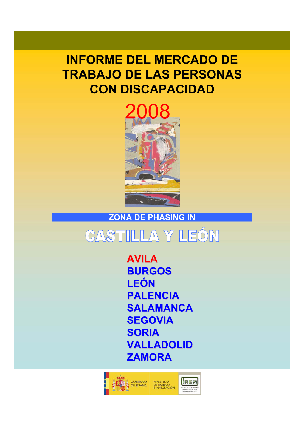 Informe Del Mercado De Trabajo De Las Personas Con Discapacidad 2008
