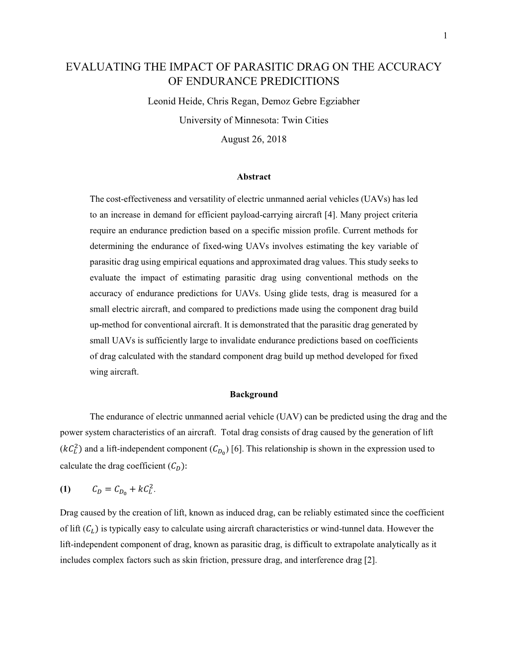 Evaluating the Impact of Parasitic Drag on The