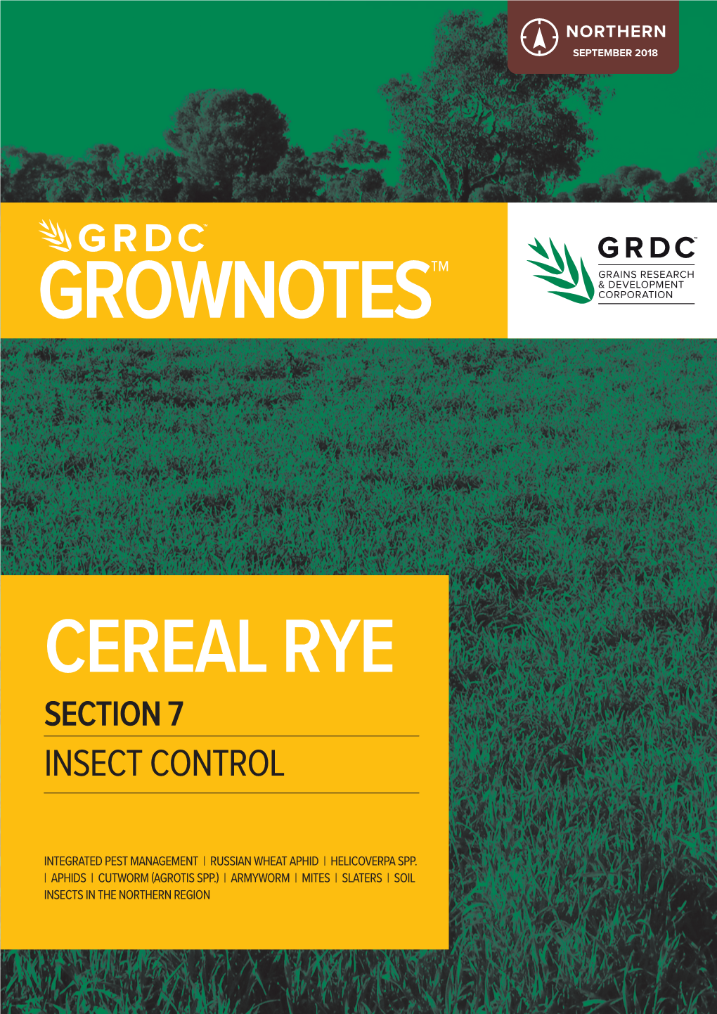 Cereal Rye Section 7 Insect Control