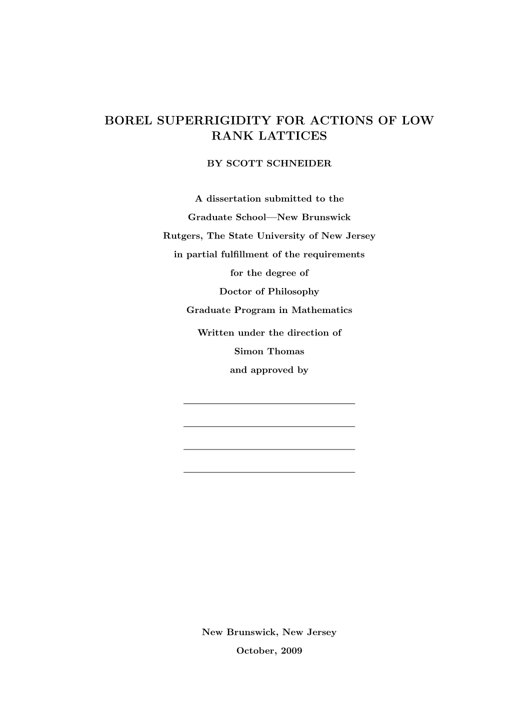 Borel Superrigidity for Actions of Low Rank Lattices