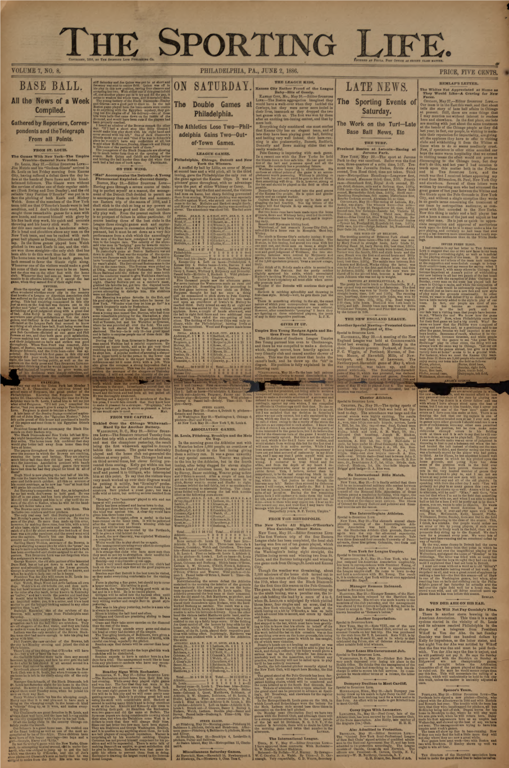 PHILADELPHIA DEPOT for SPORTING GOODS. Whitman As an Outside Ca=», So Neatly Arranged Lins 1 ' :..-))' and Perfect Was It