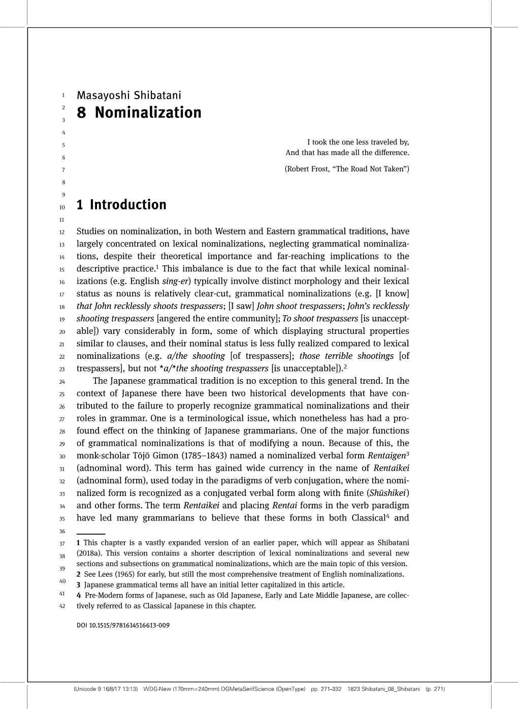 1. Shibatani 2017 Nominalization Mouton Hand Book Syntax