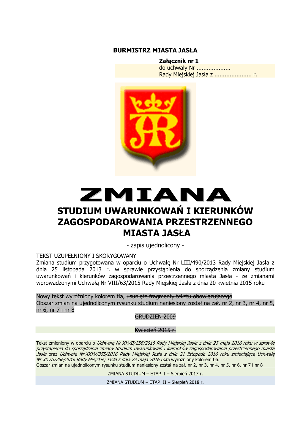 Miejscowy Plan Zagospodarowania Przestrzennego