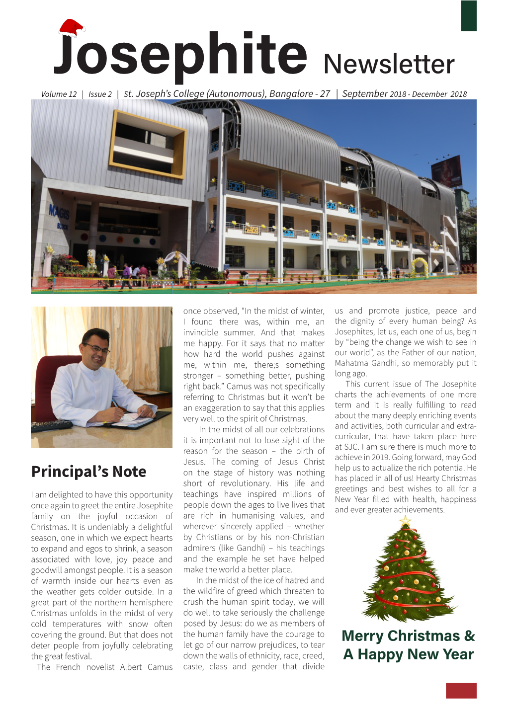 Josephite Newsletter Volume 12 | Issue 2 | St