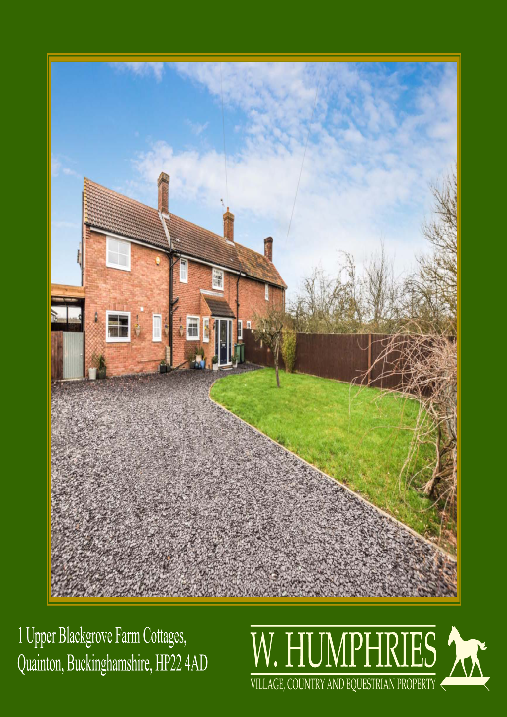 1 Upper Blackgrove Farm Cottages, Quainton, Buckinghamshire, HP22 4AD
