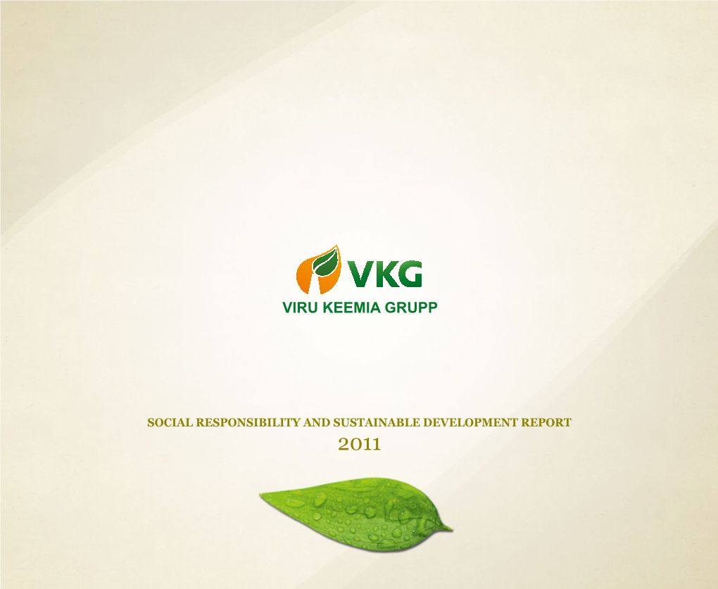 Social Responsibility and Sustainable Development Report 2011