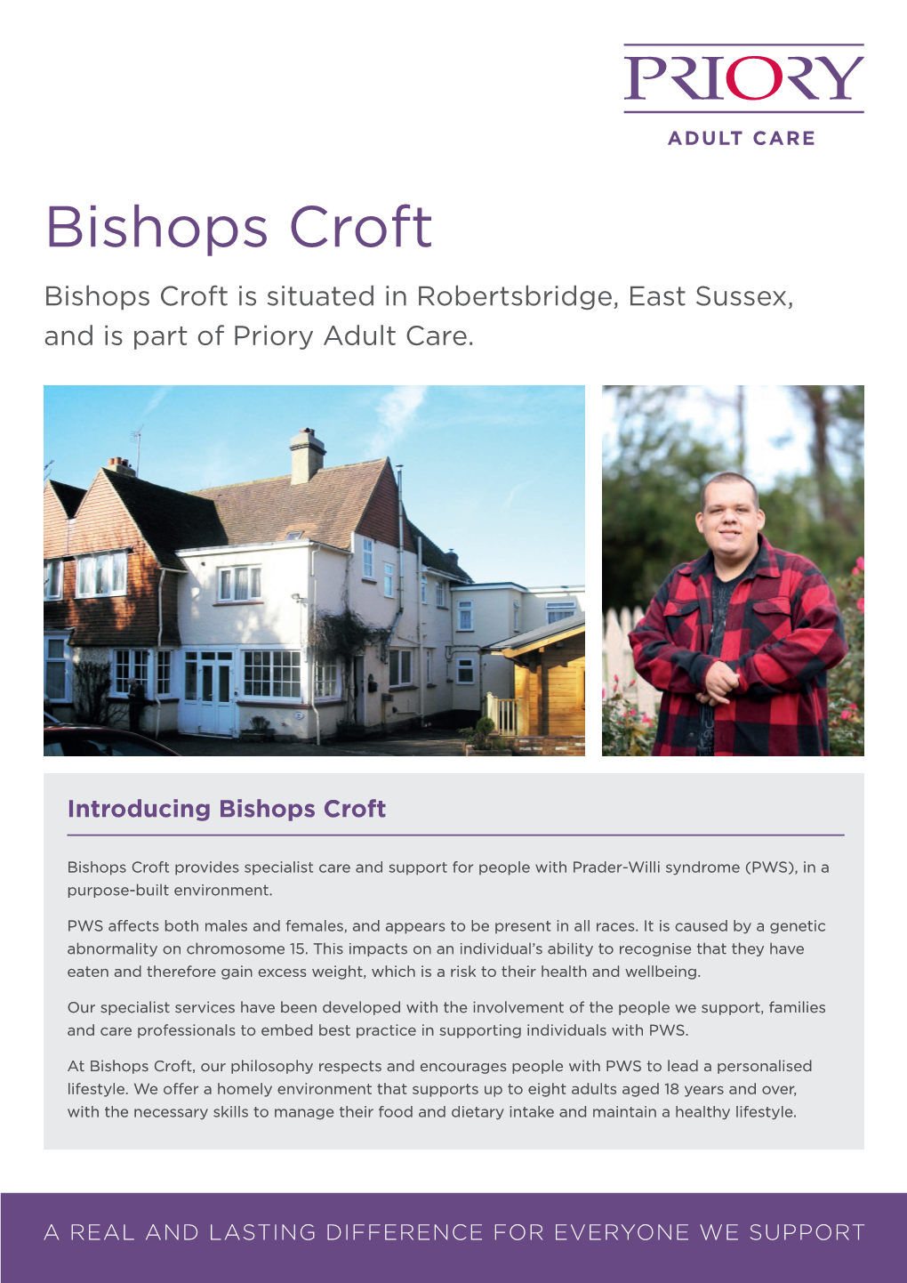 Bishops Croft Bishops Croft Is Situated in Robertsbridge, East Sussex, and Is Part of Priory Adult Care