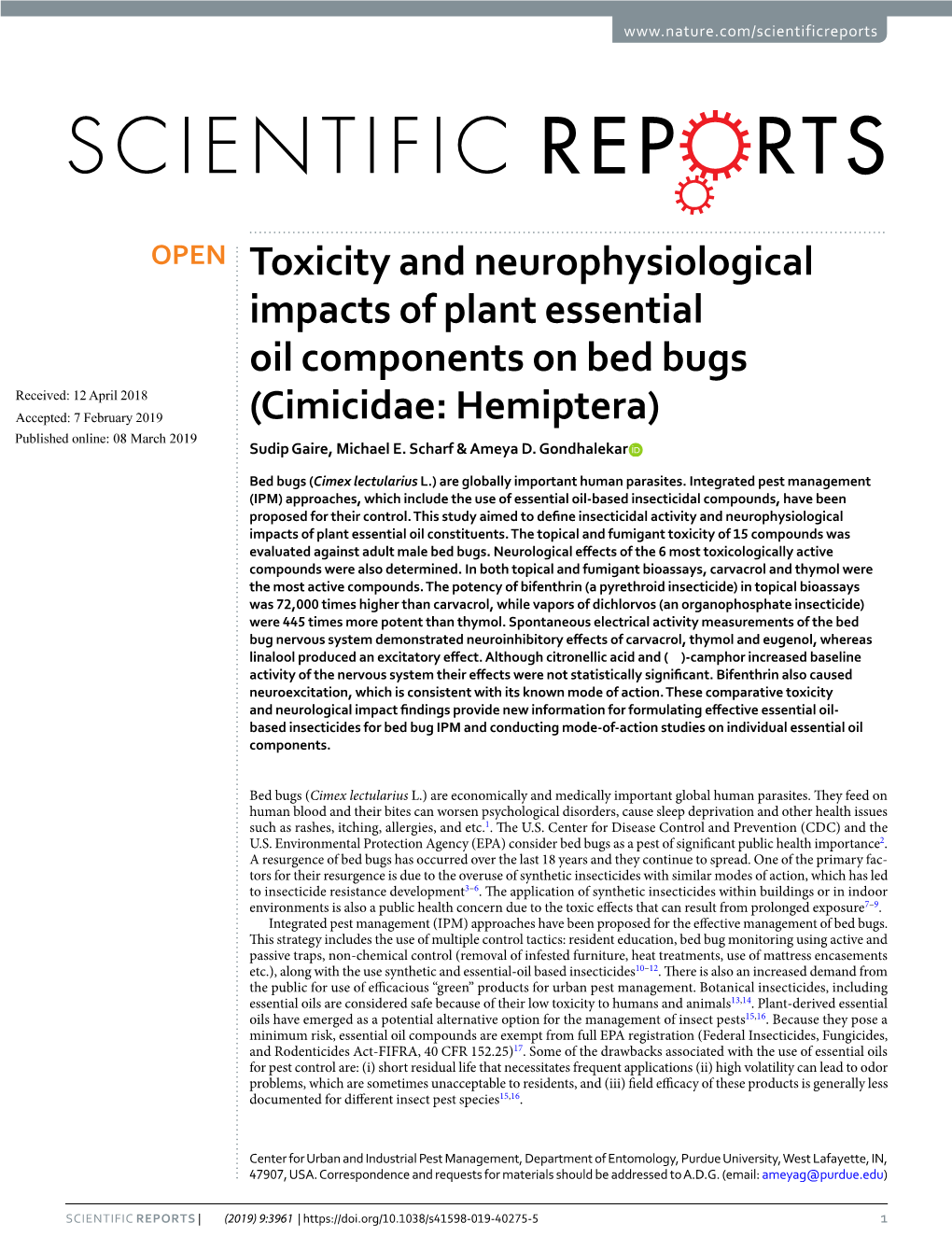 Toxicity and Neurophysiological Impacts of Plant Essential