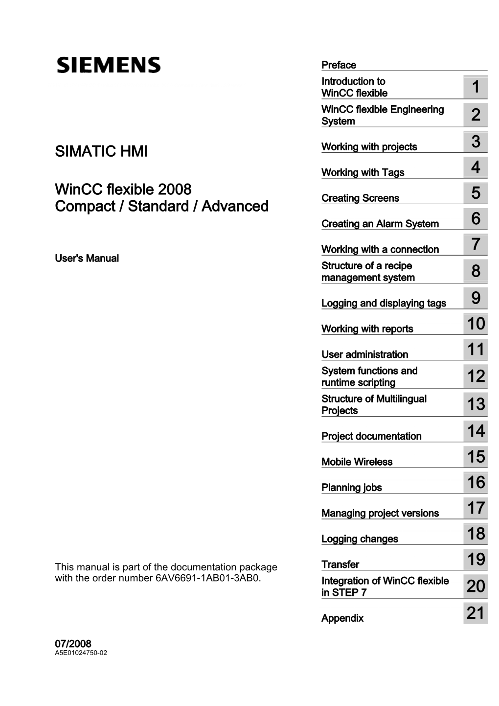 Wincc Flexible 2008 Compact / Standard / Advanced