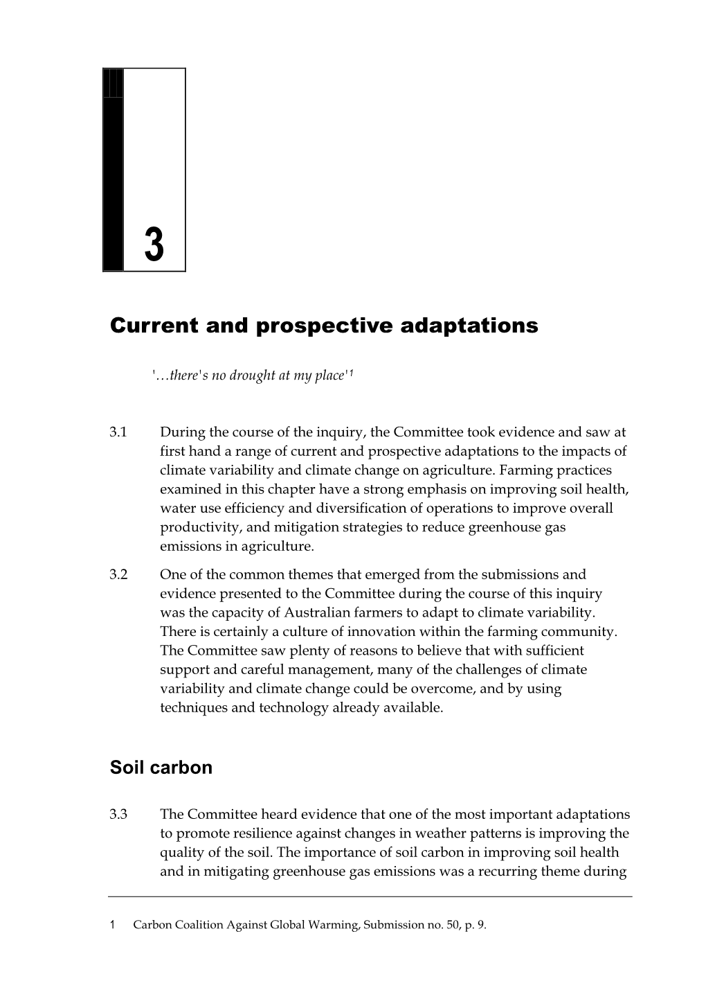 Farming the Future: Chapter 3: Current and Prospective Adaptations