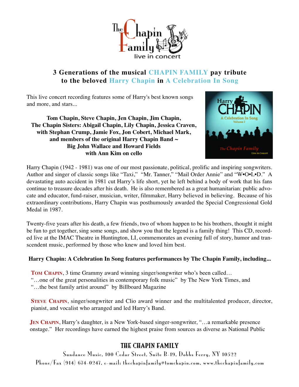 CD Press Release