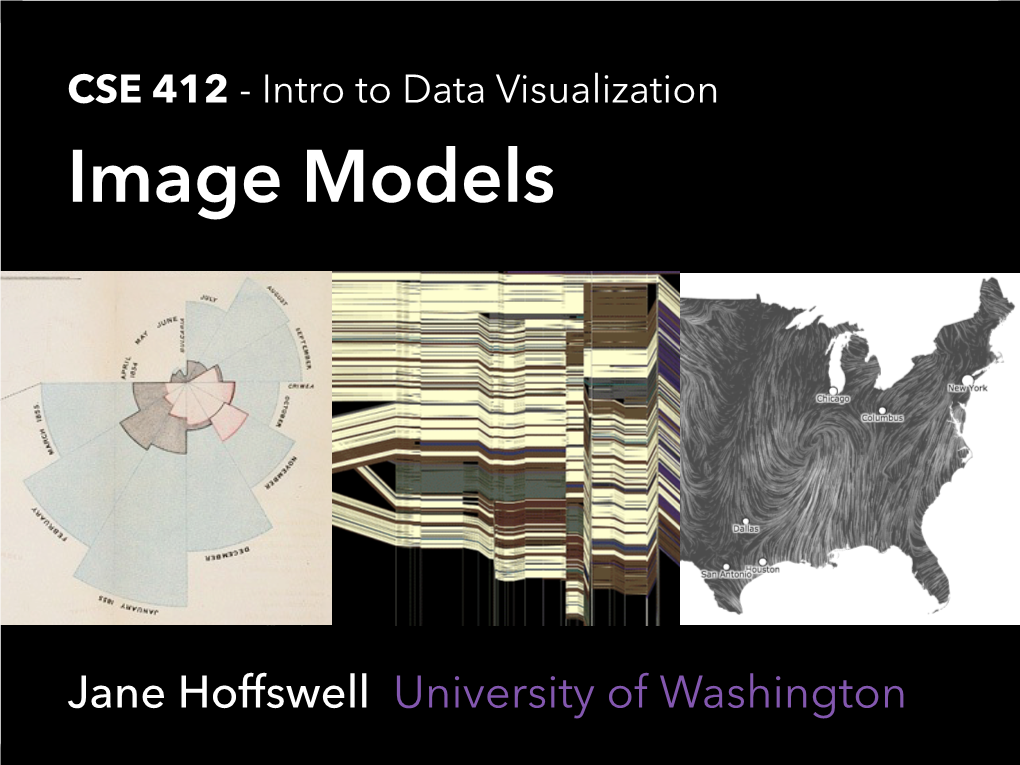 CSE 412 - Intro to Data Visualization Image Models